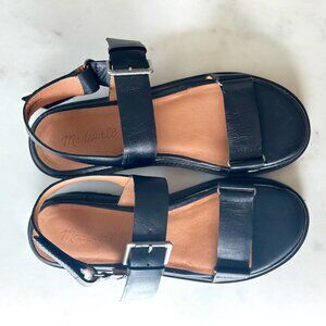 Madewell Women's Cady Lugsole Sandals, Black, Size 8